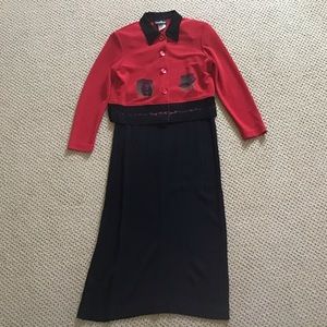 Dress With Blazer Size 8